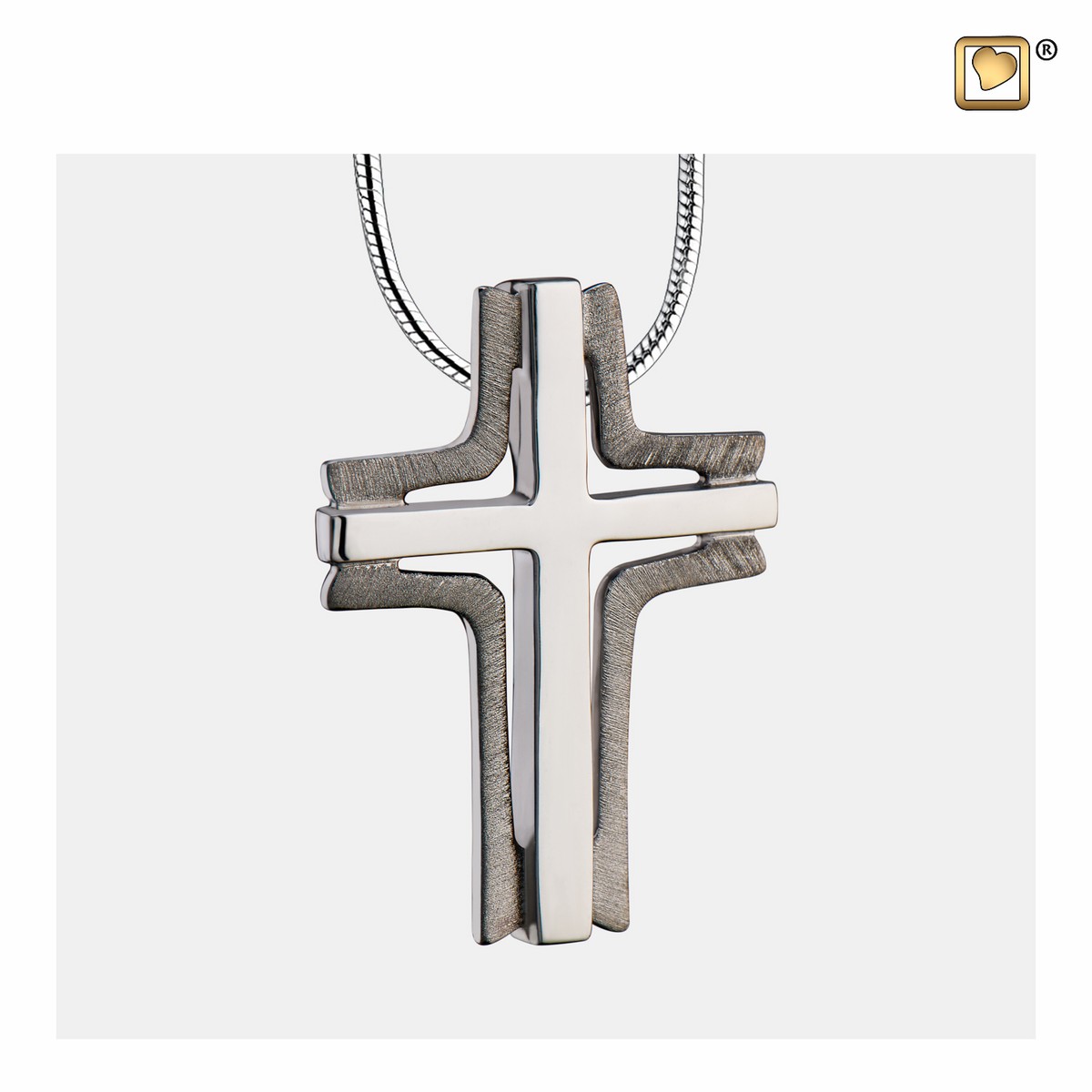 Cross Elegant Ashes Pendant Bru Ruthenium