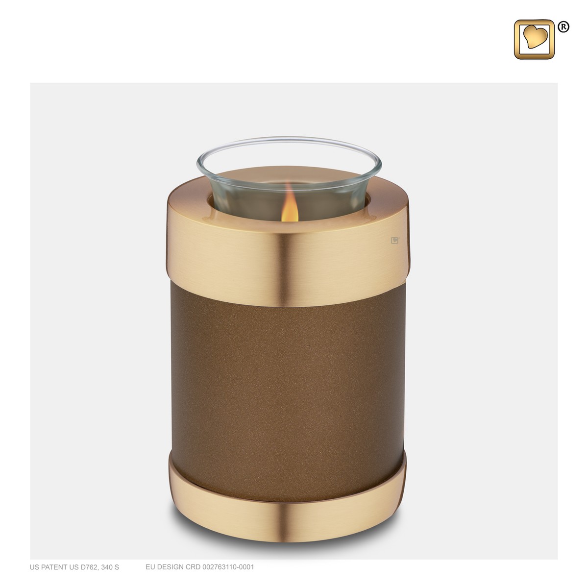 Tealight urn Auburn&Bru Gold